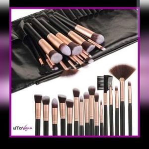 uMo 16 Piece Makeup Brush and Blending Set